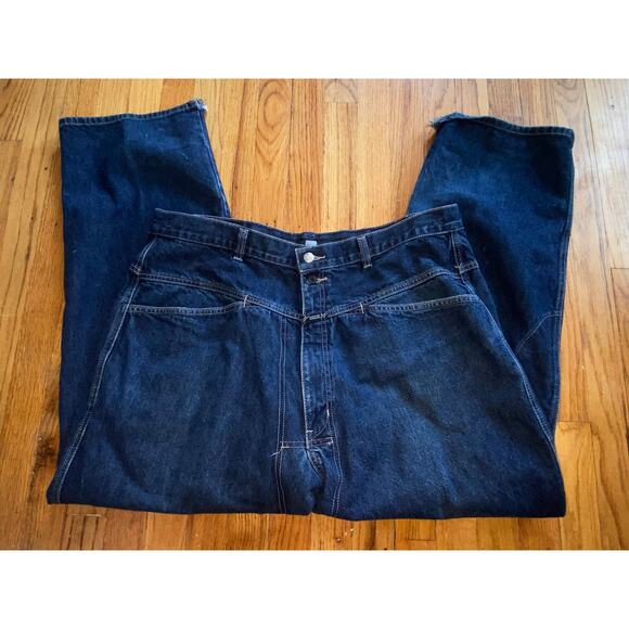 Vintage Marithe Francois Girbaud Jeans Mens 40 x 30 Carpenter Baggy Hip Hop - Picture 1 of 7